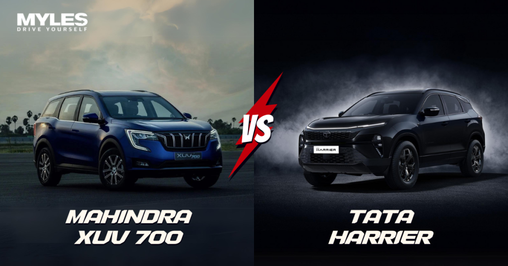 Tata Harrier V/S XUV 700: Know which is better? - Myles Car Rental ...